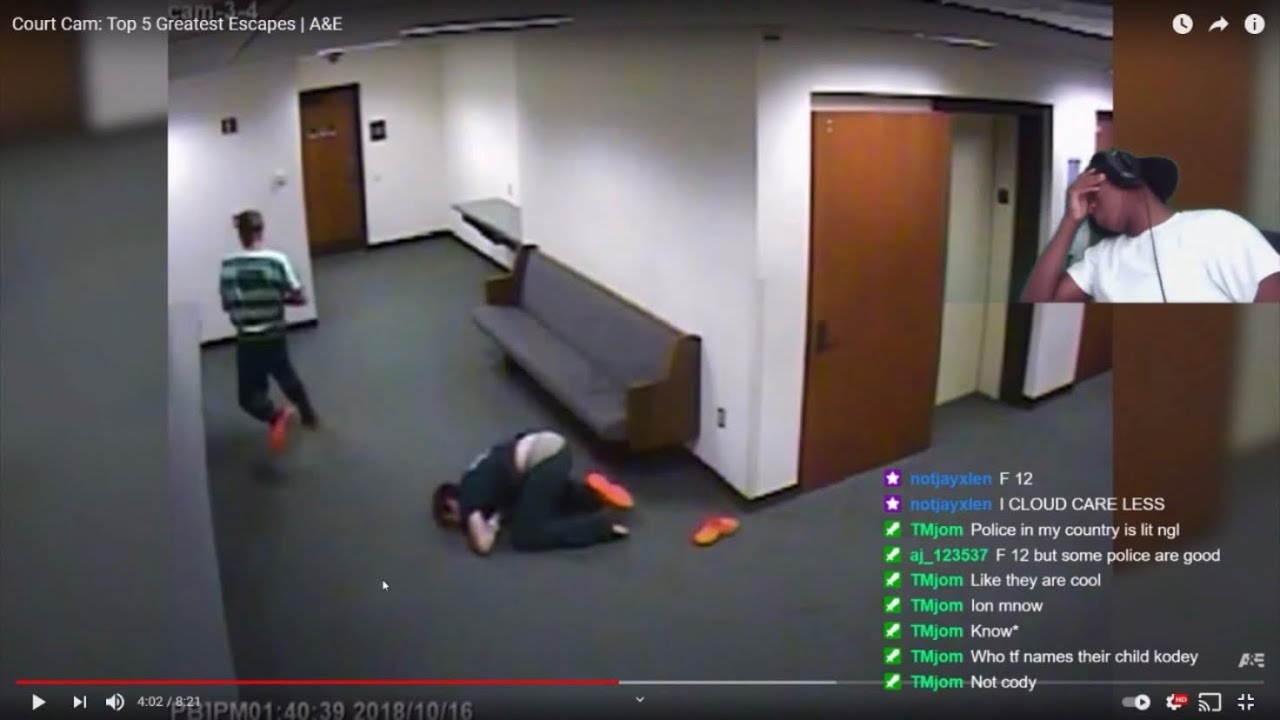 AyeThatsCam Reacts To Court Cam: Top 5 Greatest Escapes - YouTube