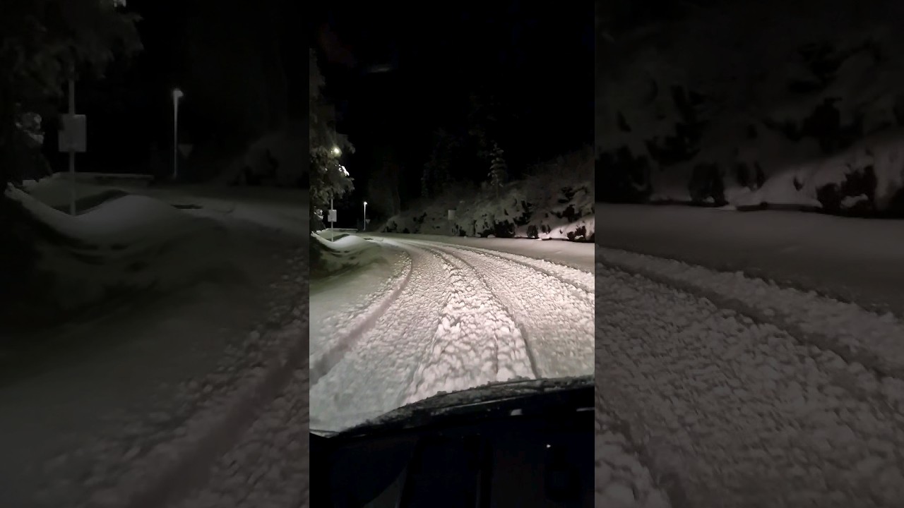 Driving in Norway in winter time 😅 