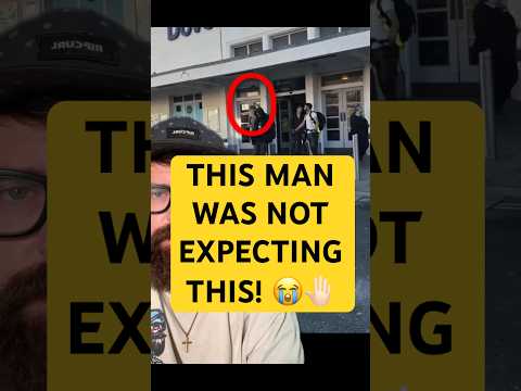THIS MAN WAS NOT EXPECTING THIS!