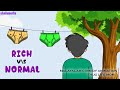 Rich vs normal  chalumedia  animation comedy