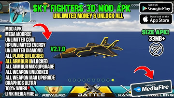 Sky Fighters 3D Mod Apk - Everything Mod | V2.7.0- Unlock All Plane | Unlimited Money & No Pasword