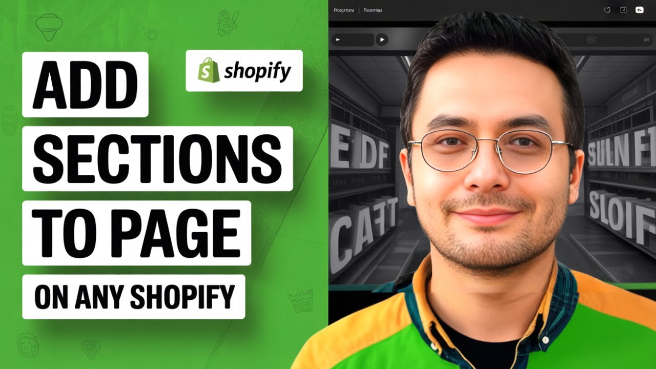 How To Add Sections to Any Page on Shopify (2025) - YouTube