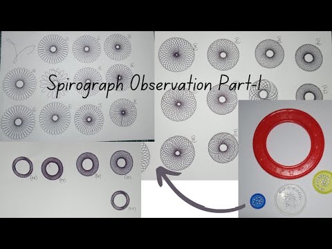 Circle Spirograph Observation Part - 1 #spirograph #spirographdesigns