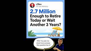 Is 2.7 million Ringgit sufficient to Retire in Malaysia for 30 years?