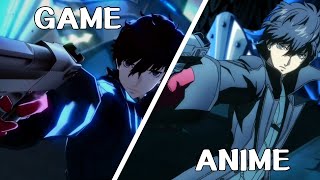 Satanael Shoots Yaldabaoth | Game VS Anime [DUB] #P5A