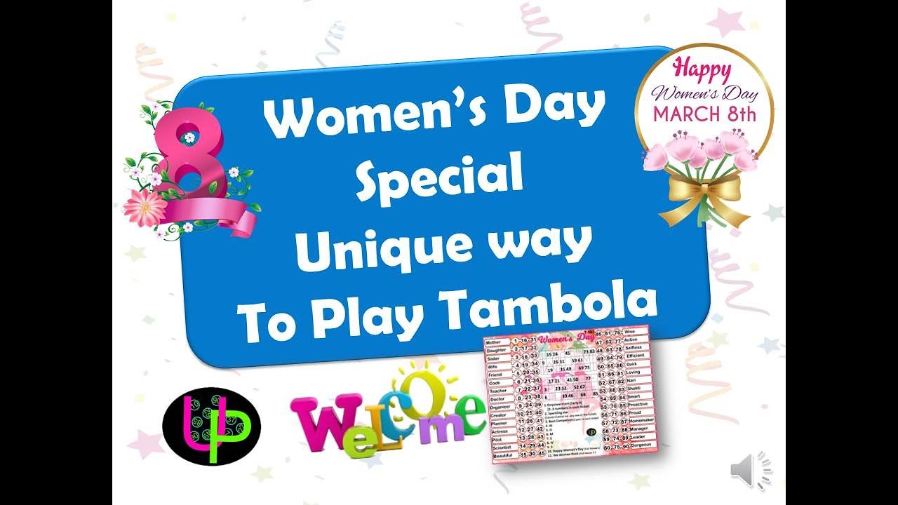 Women's day Special Tambola YouTube