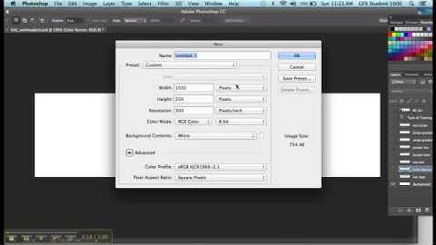 How to create a website header in photoshop