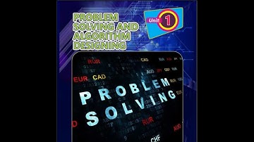 Problem solving and Algorithm design (Part-1) computer new book