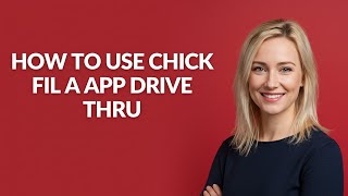 HOW TO USE CHICK FIL A APP DRIVE THRU - Julia'sTutorials Wealth