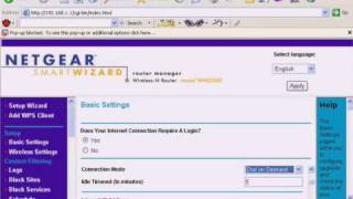 Netgear internet manual configuration screenshot 5
