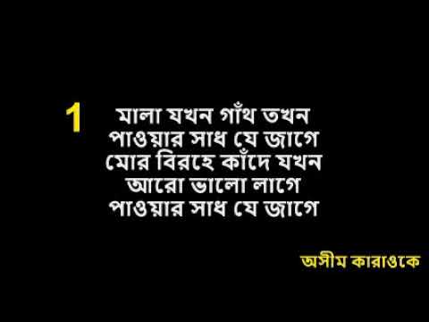Nayon Bhora Jolgo Tumar Nazrul Geeti Ashim Karaoke