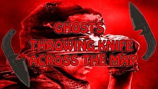 Ghosts - Across The Map Throwing Knife