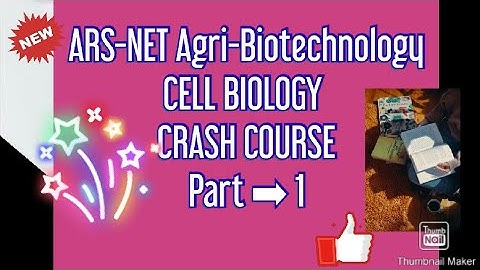 ARS-NET Agri-Biotechnology ।। Cell Biology Crash course।। Difference B/W Prokaryotes & Eukaryotes