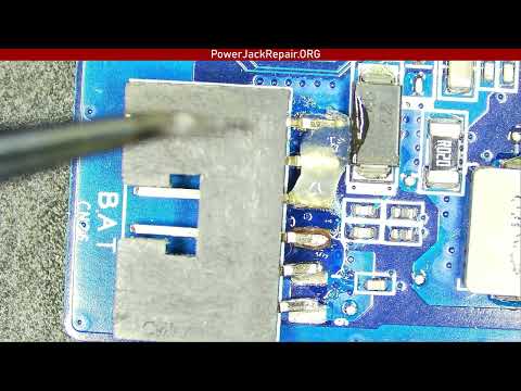 How to fix repair a broken ripped off battery connector on the motherboard
