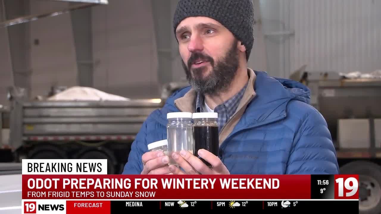 ODOT getting ready for major winter storm in Northeast Ohio - YouTube