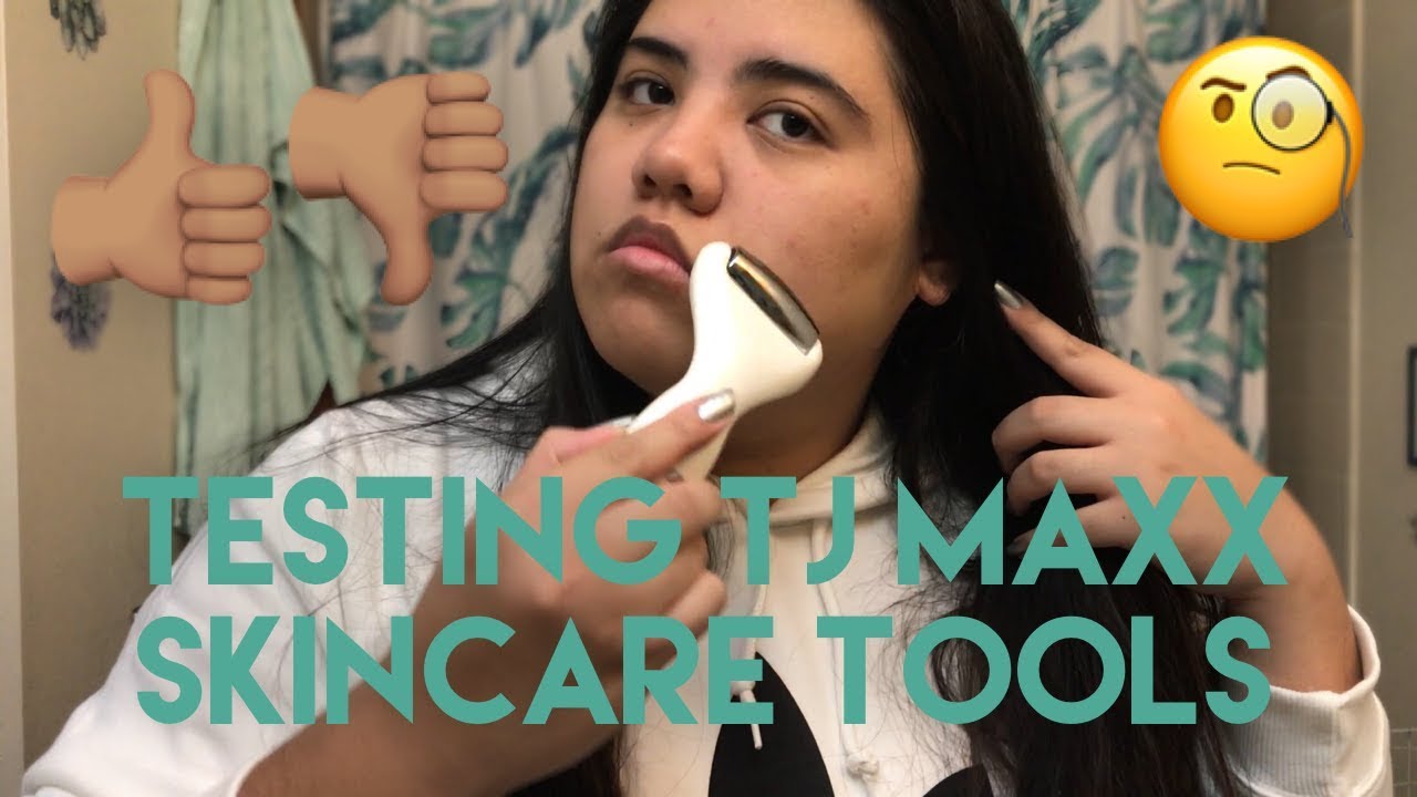 TESTING TJ MAXX SKINCARE TOOLS MICROCURRENT FACIAL ROLLER BY TOUCH