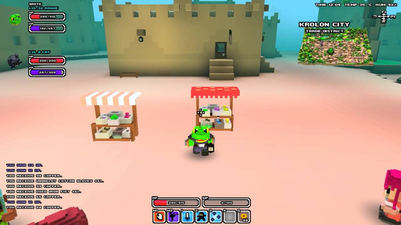 Cube World Mod Spotlight: Inter City Fast Travel & Town Portal Abiliity! (V.03)