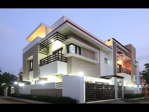 Cute Modern Double Floor House 1800 Sft For 20 Lakh Elevation Interior