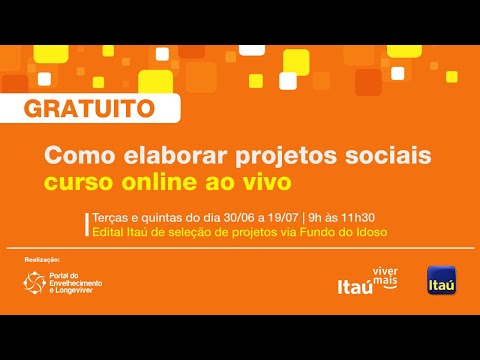 AULA 1 - Curso online: Como elaborar projetos sociais