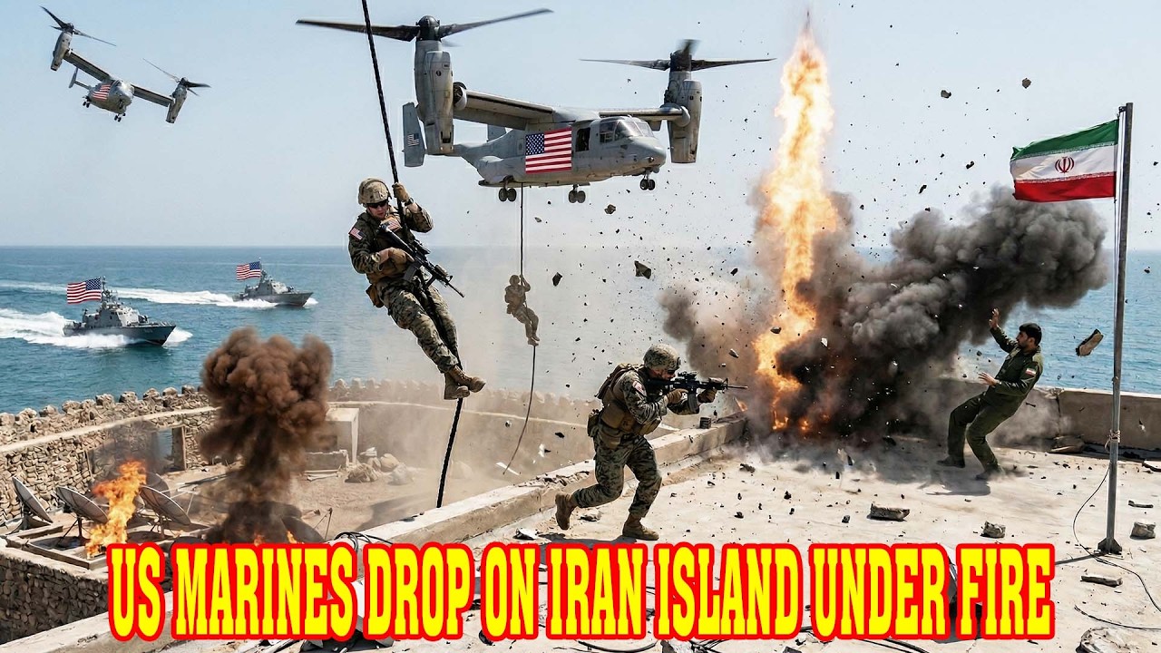 US Marines Storm Iran Hormuz Island to Destroy Secret Communication Hub
