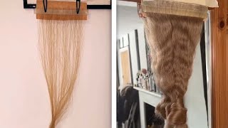 Woman Collects Strands Of Her Own Hair