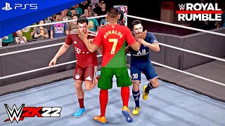 WWE 2K22 - Football Royal Rumble Match | PS5™ [4K60]