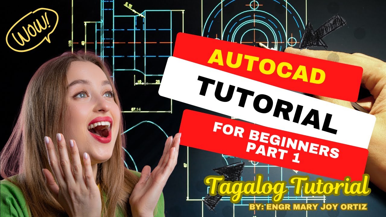 AUTOCAD TUTORIAL FOR BEGINNERS PART 1 - YouTube