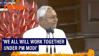 'We will all work together under your (PM Modi) leadership': Nitish Kumar