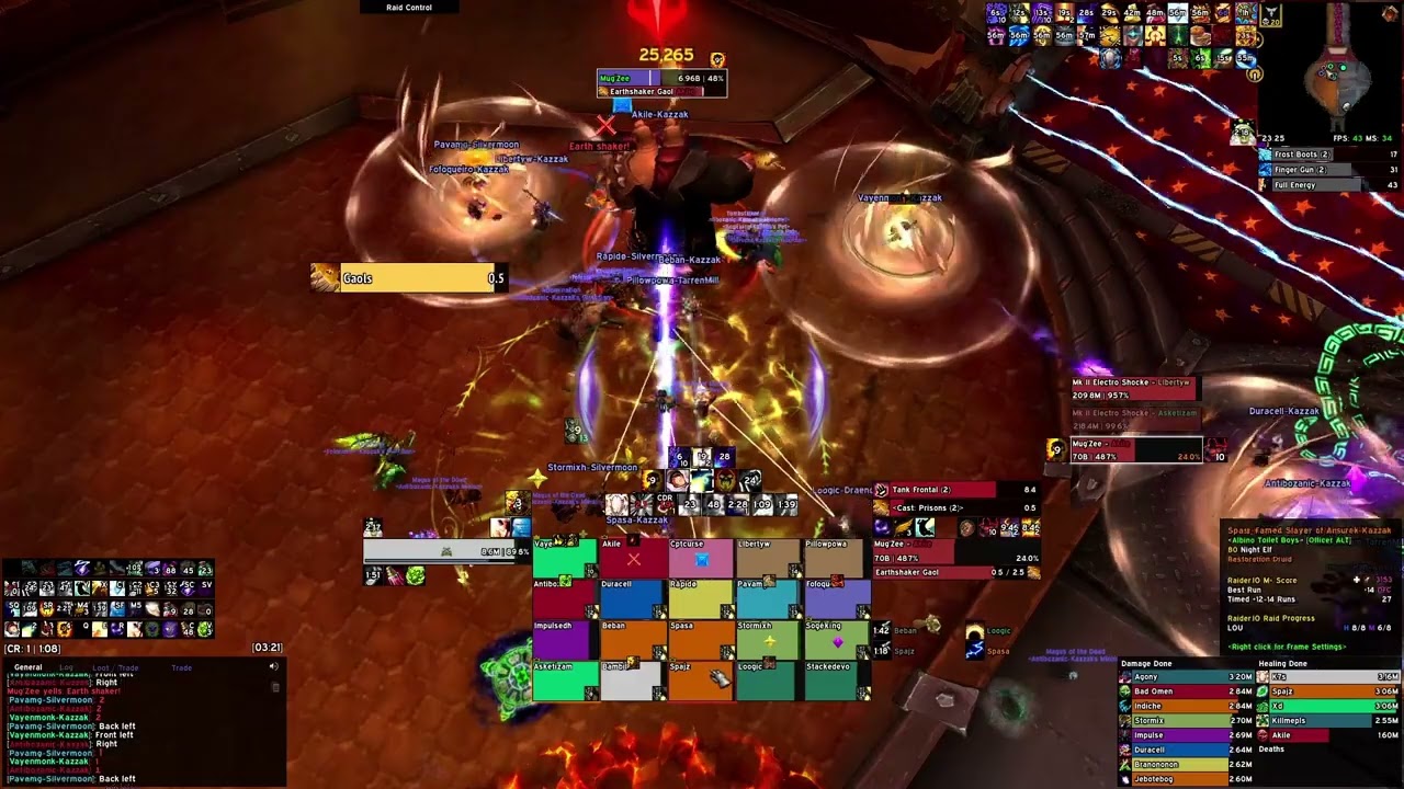 Mythic Mug'Zee - 4 Heal - Disc Priest PoV - Albino Toilet Boys