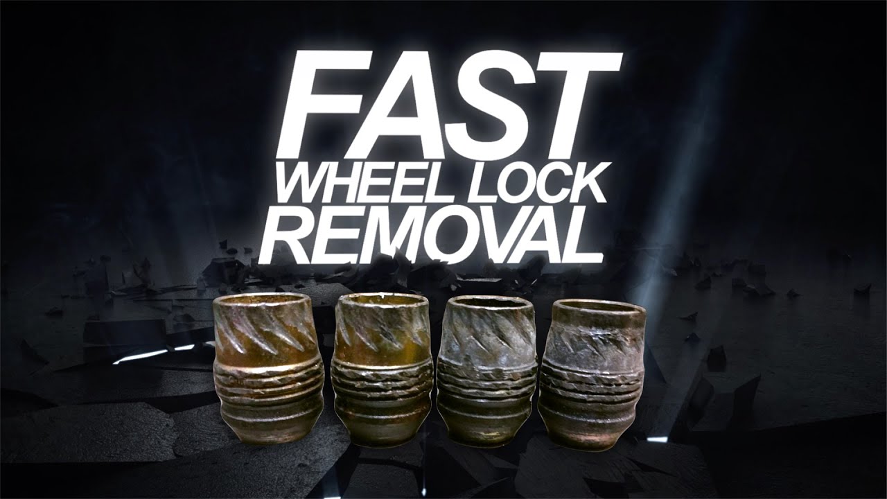 Fast Wheel Lock Removal Without Keys [Lost Wheel Lock Solved] - YouTube
