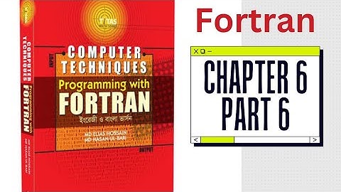 Programming With Fortran || Chapter 6 Part 6 || Formatted Input and output || Paid course