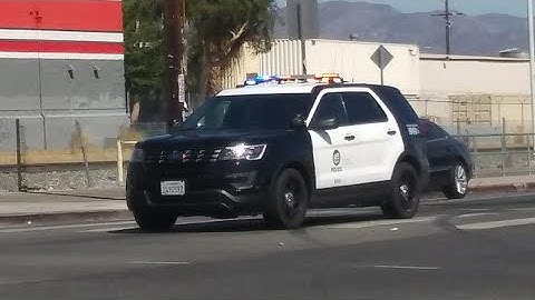 LAPD Foothill Unit Responding Code 3