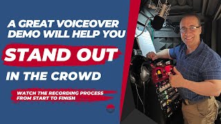 Voice Over Demo Recording Process  Start To Finish with Donald James