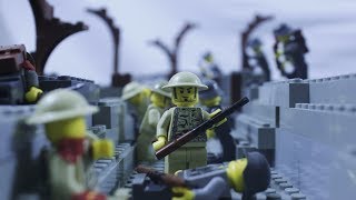 : Lego WW1 - The Fourth Battle of Ypres - Stop Motion Animation - World War One Army Battlefield 1