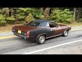 Ripping Through Gears In A 1971 Cuda 440+6, 4 speed