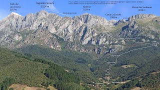 Argüébanes 360 m - Pico Sagrado Corazón 2214 m