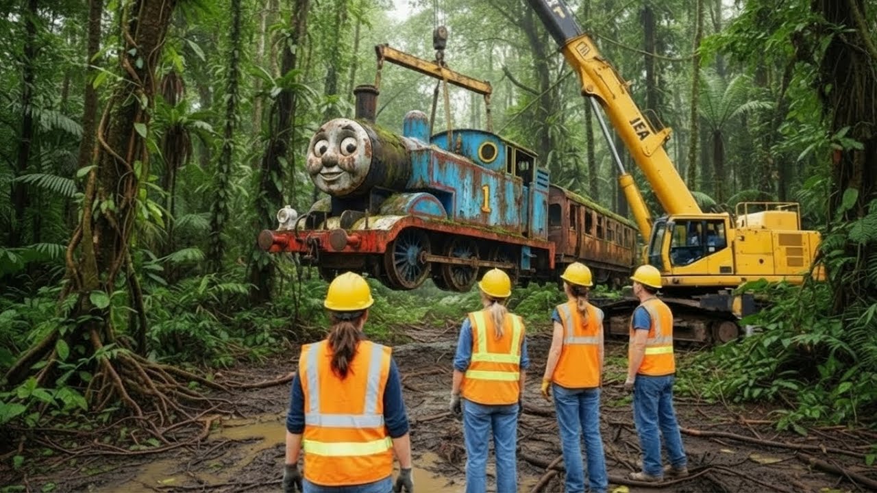 ASMR Restoration: Abandoned Thomas the Tank Engine Restored Like New