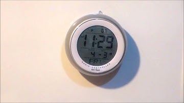 Ken-Tech T-4660 Atomic Clock w/ Non-Slip Suction Cup