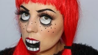 CREEPY DOLL HALLOWEEN MAKEUP CREEPY DOLL HALLOWEEN MAKEUP