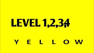 Yellow Level 1,2,3,4 Android/IOS Gameplay Walkthrough By Bart Bonte