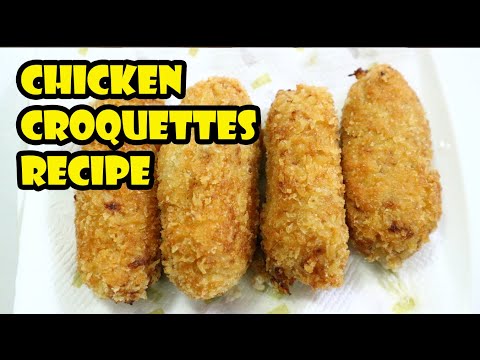 Video: Paano Gumawa Ng Mga Croquette Ng Manok