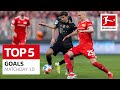 Top 5 Goals • Lewandowski, Müller & More | Matchday 10 - 2021/22