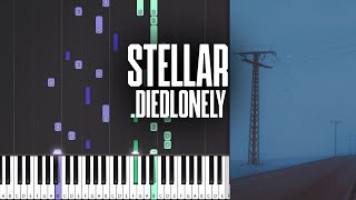 stellar - diedlonely & énouement - Piano Tutorial - Sheet Music & MIDI Resimi