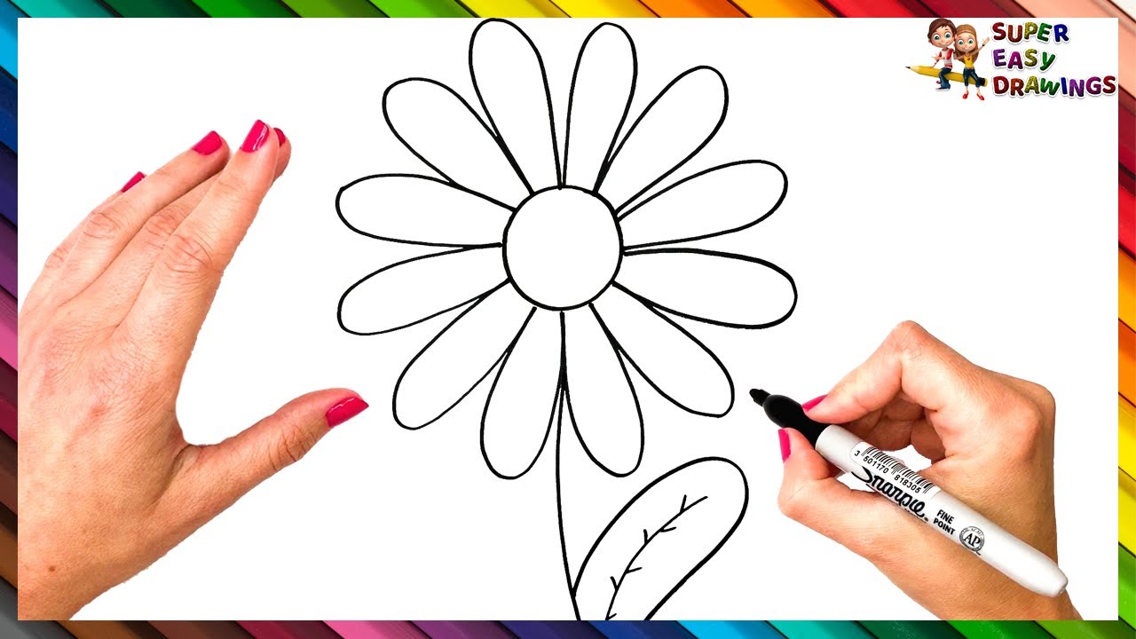 howtodraw a better daisy,so easyyyyyy!💁‍♀️✍️#doodlechallenge