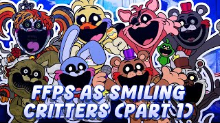 FFPS Animatronics in The Smiling Critters Style ( Part 1 - Rockstar and Salvage Animatronics )