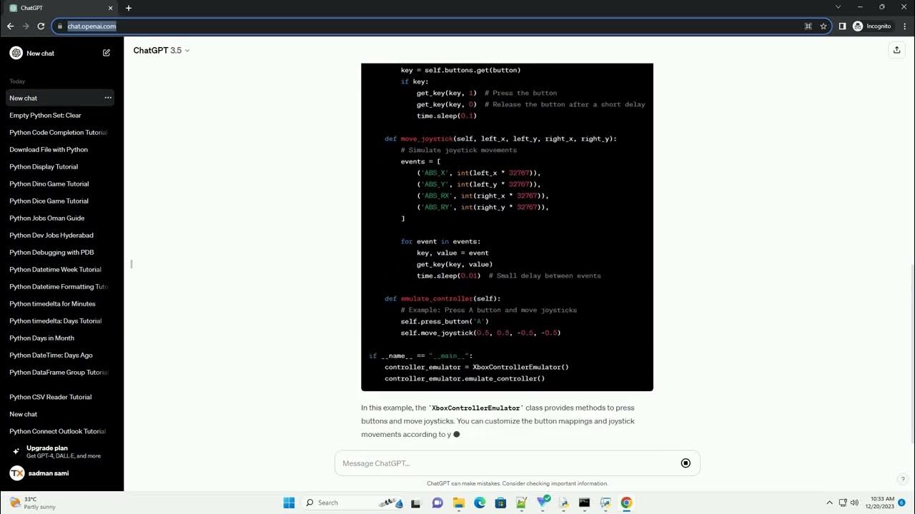 Python emulate xbox controller youtube