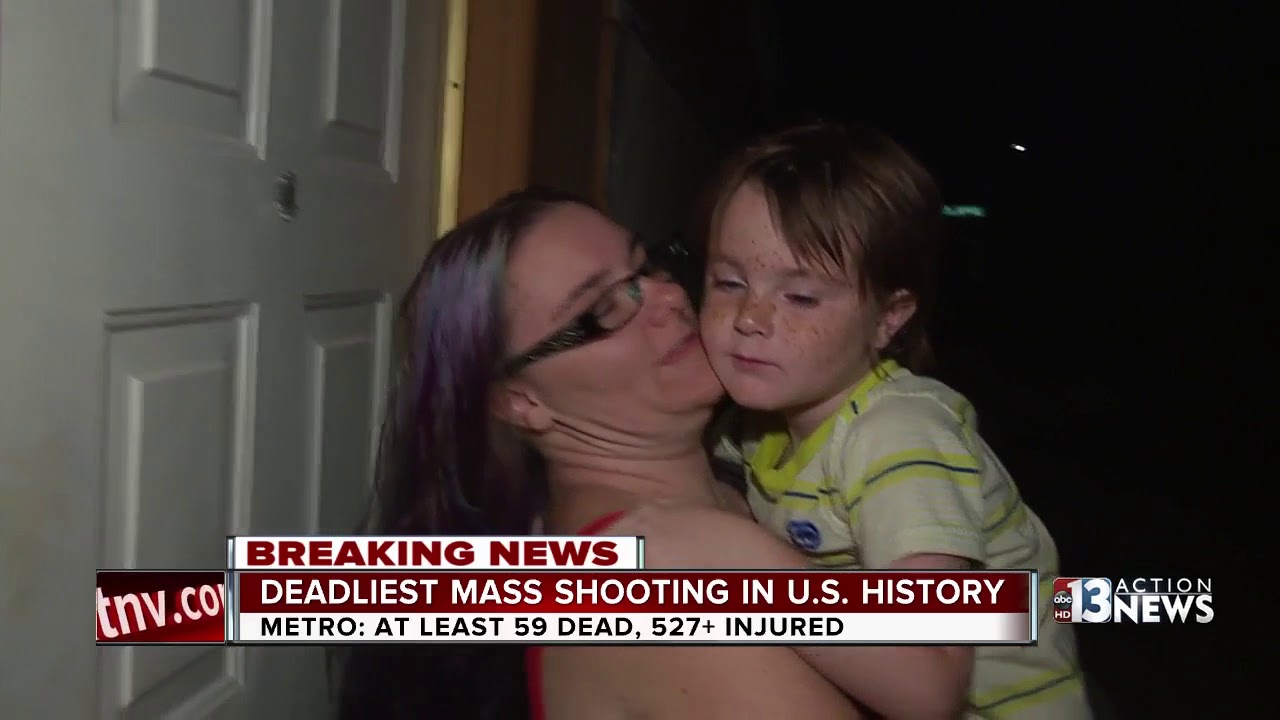 Mother reunited with 5-year-old son through social media after Las Vegas shooting