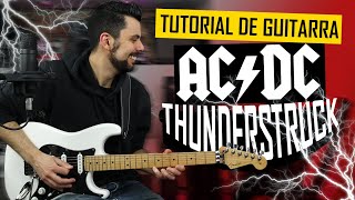 Cómo tocar Thunderstruck Guitarra Tutorial Tablatura AC DC Marcos García