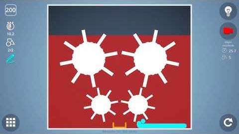 Check out how I solved level 200 in Brain It On! #BrainItOn