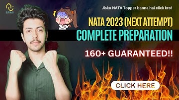 NATA 2023 2nd Attempt Complete Preparation in 30 Minutes | NATA 2023 Syllabus Explained